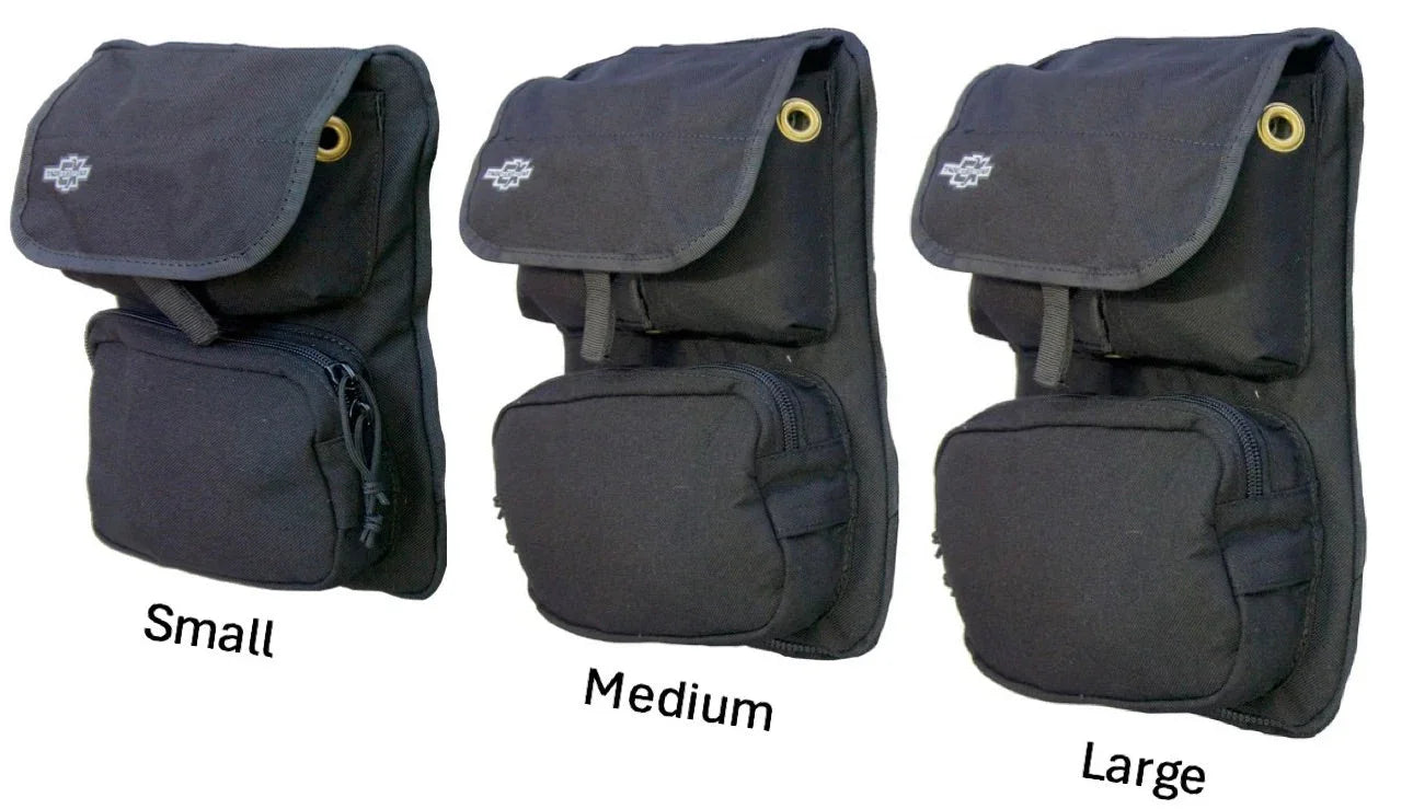 Black front pocket cover for Ruxton or Jervis chest pack – FitekGear