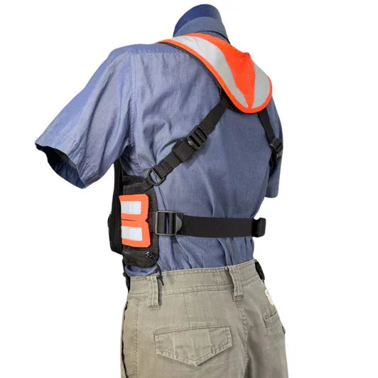 High viz shoulder safety accessory for tablet chest pack – USA & Canada