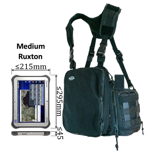 Ruxton tablet harness chest pack for iPad and DJI RC Plus – FitekGear